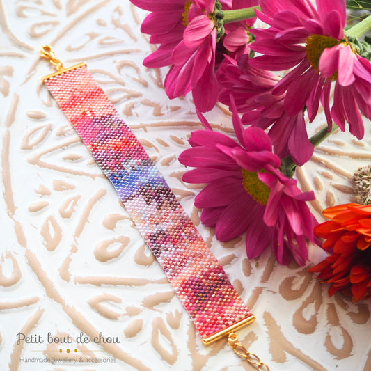 Bracelet en perles Miyuki - Modèle Glamour Stardust