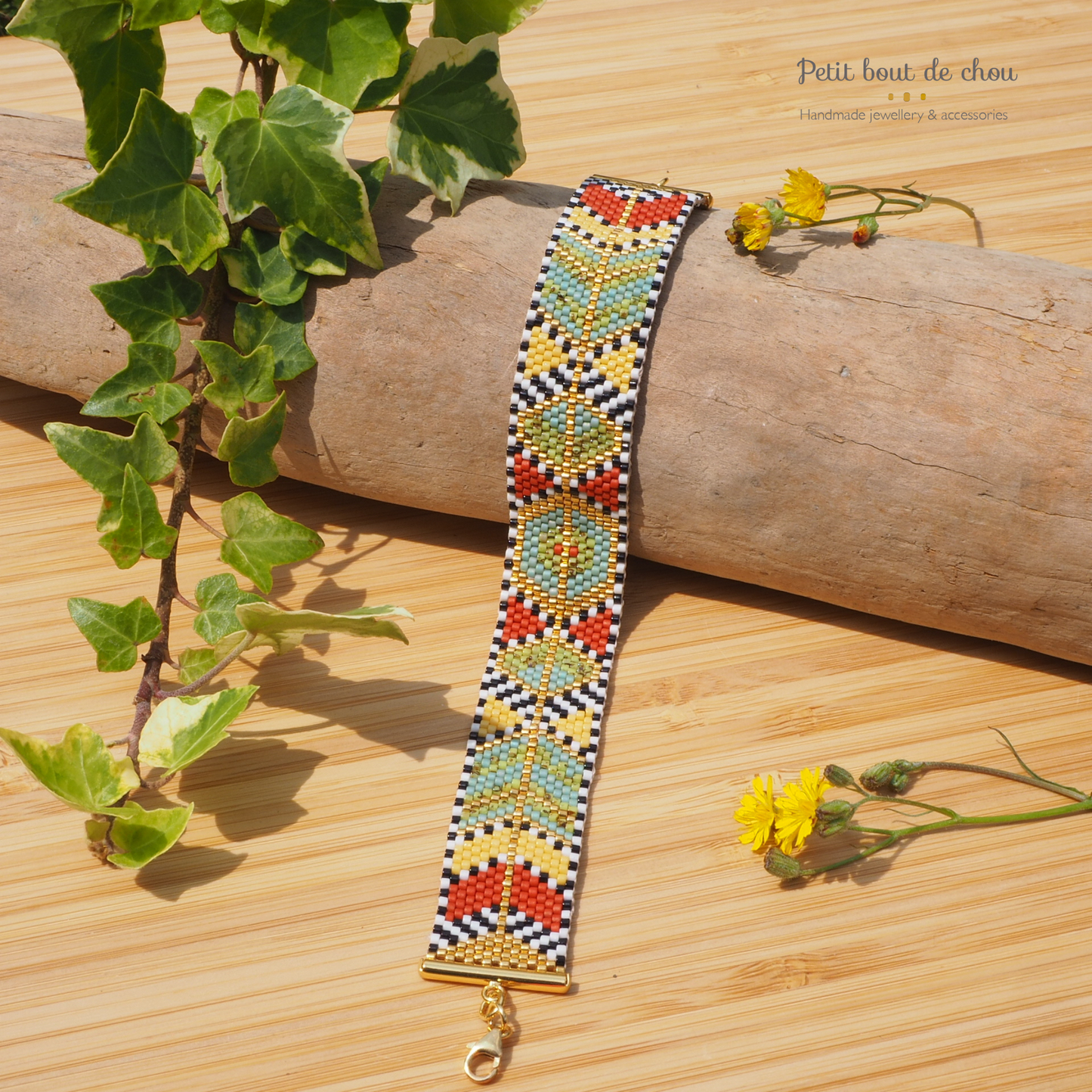 Bracelet en perles Miyuki - Modèle Charleston