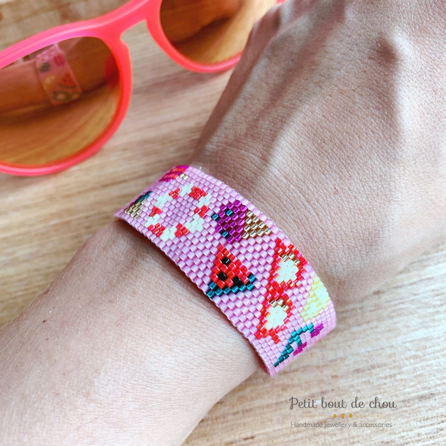 Grille Tissage Miyuki Bracelet- Peyote Impair - Plage estivale