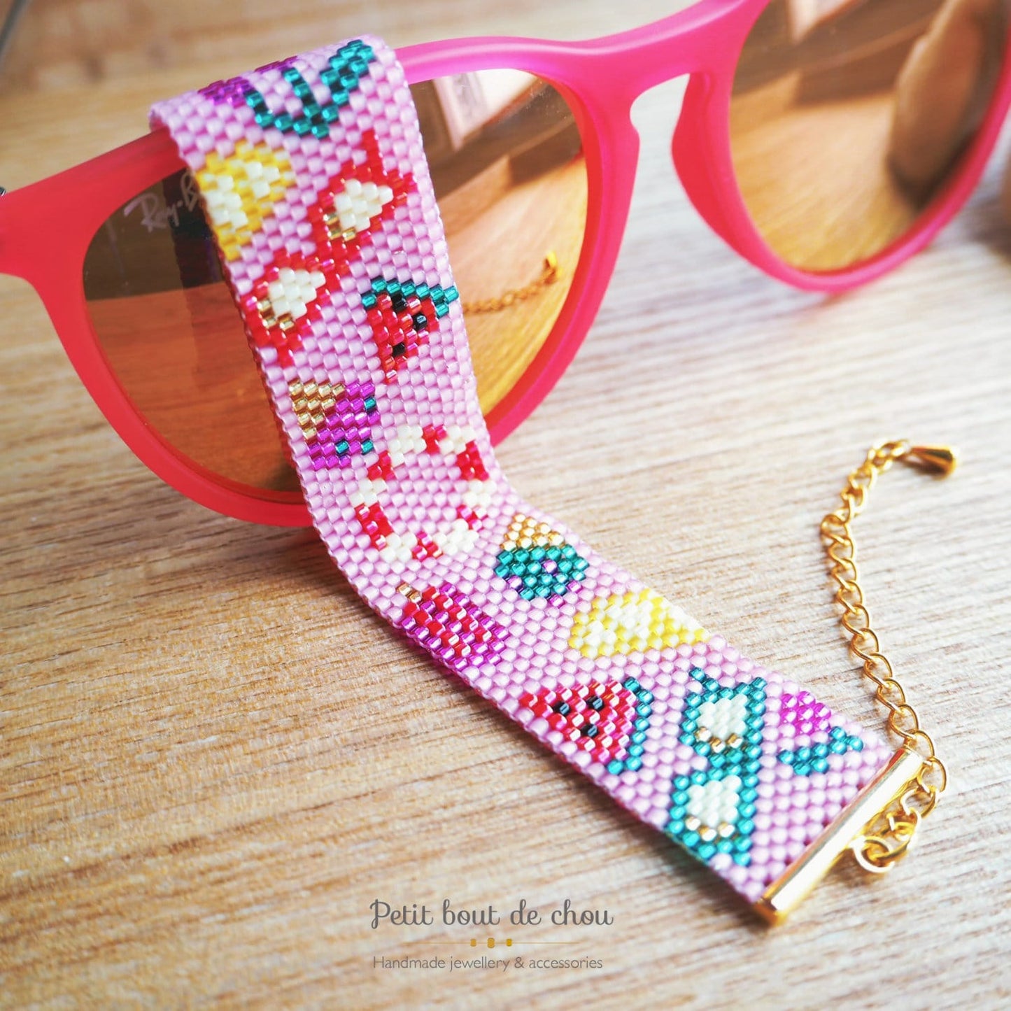 Grille Tissage Miyuki Bracelet- Peyote Impair - Plage estivale