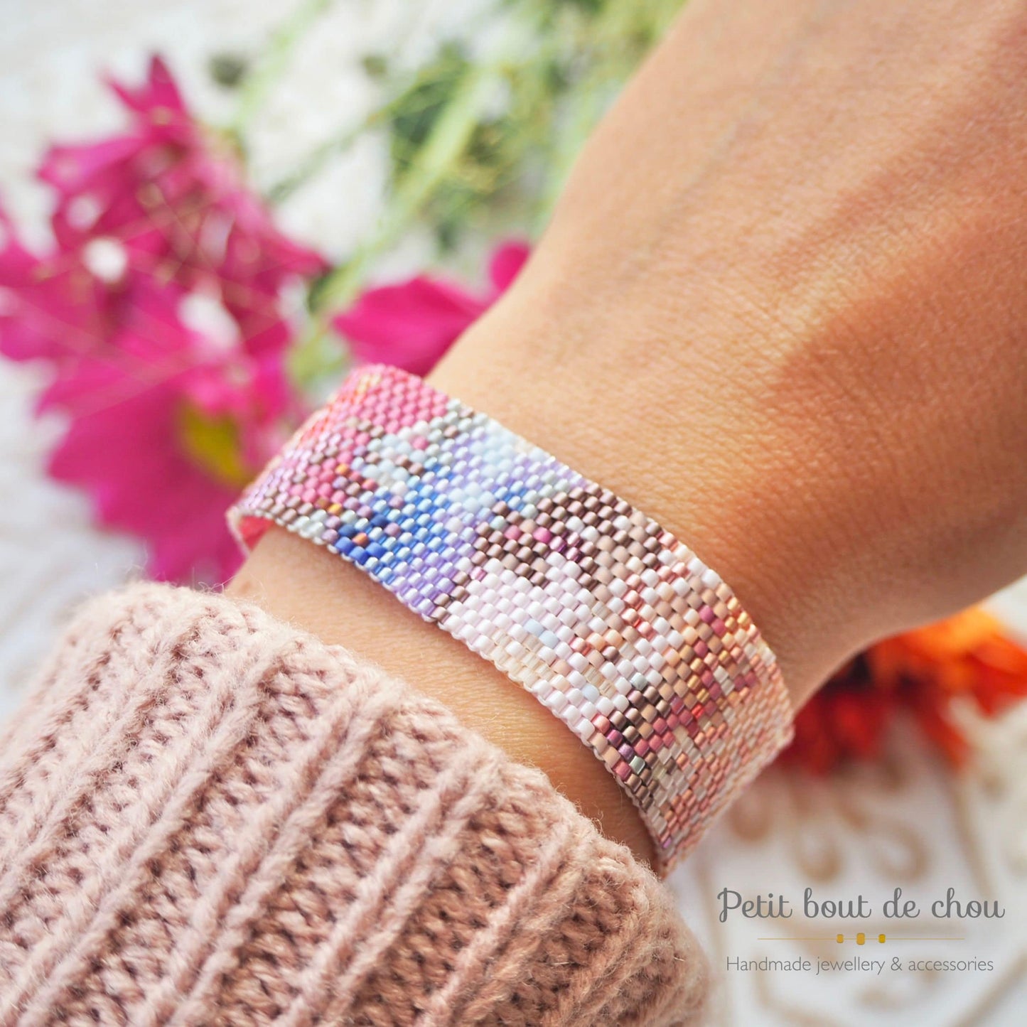 Peyote miyuki bracelet pattern/peyote pattern bracelet/odd count peyote pattern/bead bracelet pattern/instant download pdf/seed bead pattern