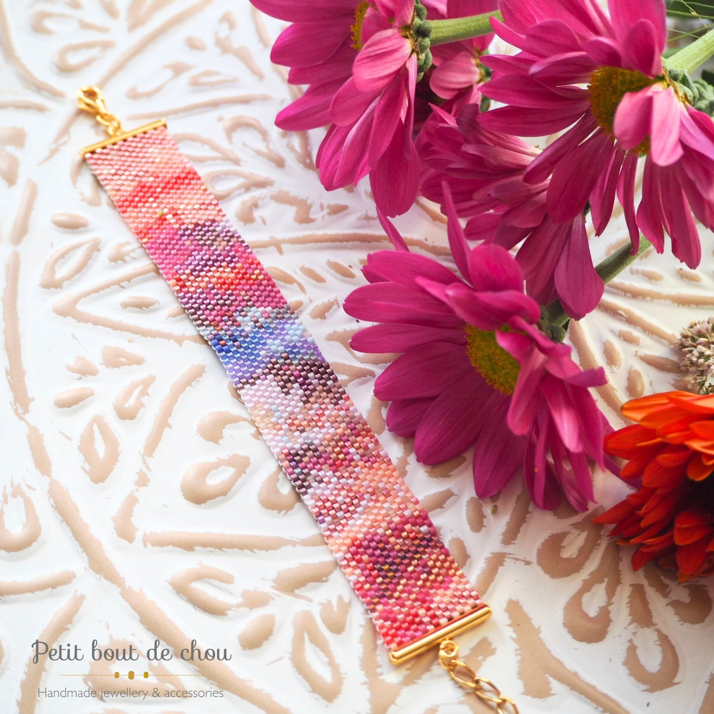 Peyote miyuki bracelet pattern/peyote pattern bracelet/odd count peyote pattern/bead bracelet pattern/instant download pdf/seed bead pattern
